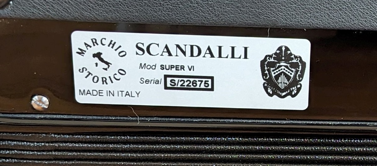 Scandalli Super VI Accordion