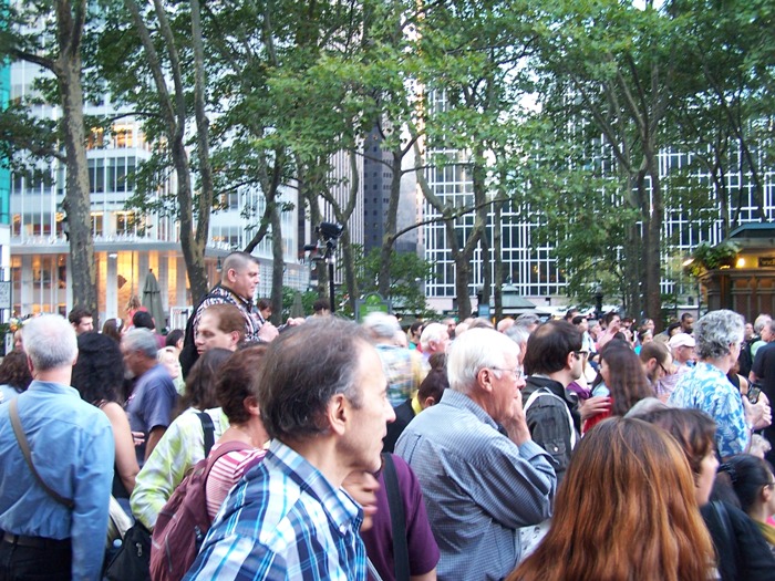 Accordion music at Bryant Park