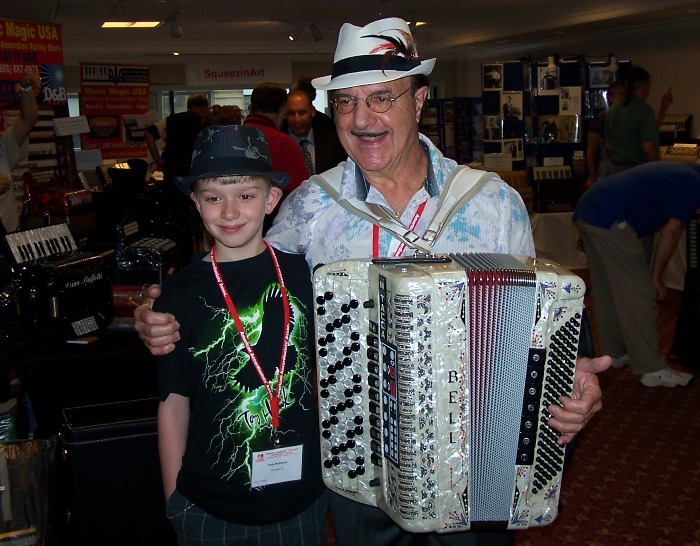Cody McSherry with Mario Tacca