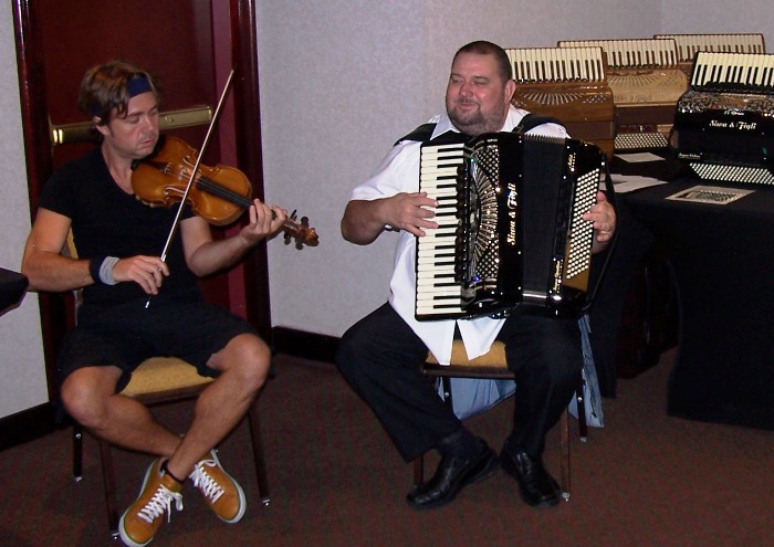 Ivan Milev (accordion) and Entcho Todorov (violin)