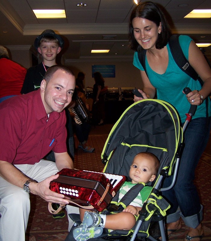 Reed Bulboff's first accordion :-)