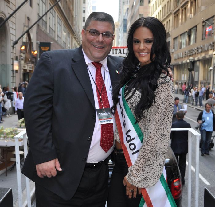 Rob and Pia Columbus Day Parade October 10, 2011, NYC